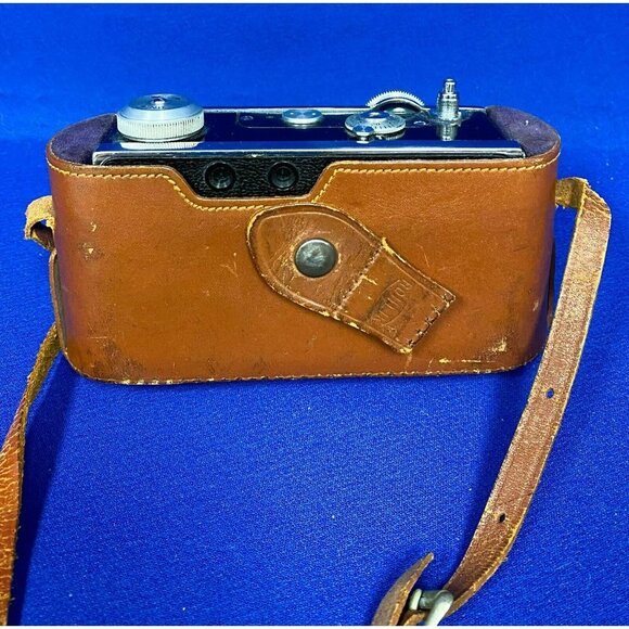 VTG Estate Argus 50MM Weston Film Speed Camera W/ Leather Case! Untested! 63 - Picture 14 of 14
